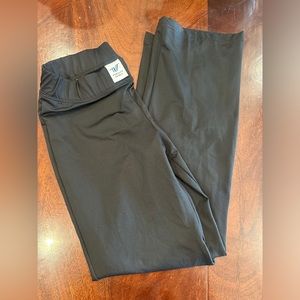 Varsity, wide leg warm up pants, size small